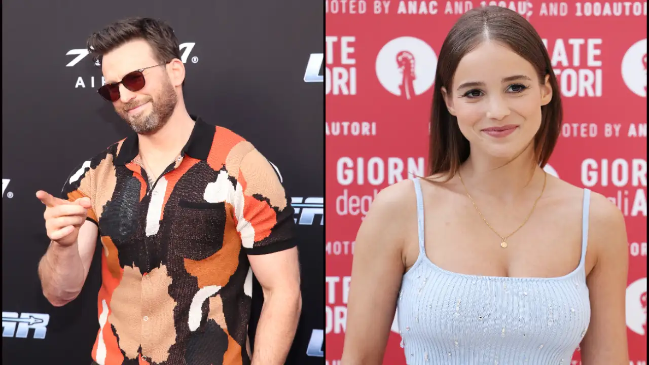 Chris Evans confirms dating Portuguese actress Alba Baptista for a year now. Getty Images
