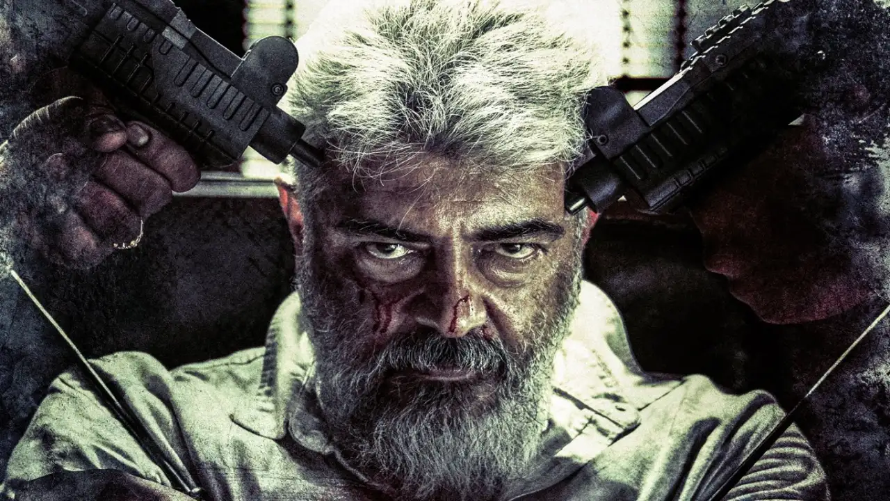 Ajith in Thunivu (image courtesy of Bay View Projects and SVC) ajith, thunivu,