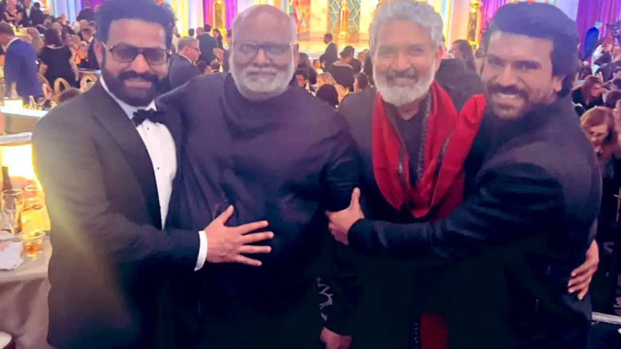 RRR: Ram Charan, Jr NTR starrer win big at Golden Globes; 4 priceless moments from the historic night RRR: Ram Charan, Jr NTR starrer win big at Golden Globes