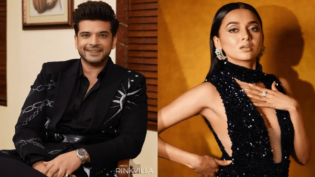 Image Courtesy: (L) Pinkvilla, (R) Tejasswi Prakash's Instagram Tere Ishq Mein Ghayal, Tejasswi Prakash, Karan Kundrra, Reem Shaikh, Tejasswi Prakash
