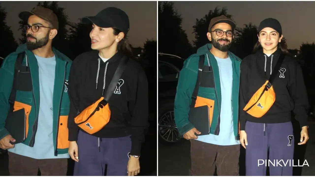 Anushka Sharma-Virat Kohli headed for Valentine’s Day getaway? Couple keeps it casual at Mumbai Airport-PICS Anushka Sharma-Virat Kohli headed for Valentine’s Day getaway? Couple keeps it casual at Mumbai Airport-PICS