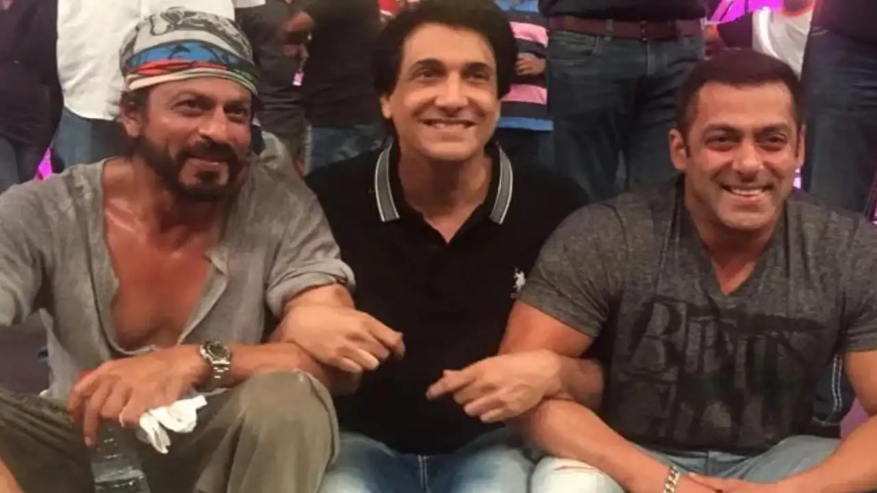 Shah Rukh Khan-Salman Khan are all smiles during rehearsal with Shiamak Davar; Fans react to the UNSEEN PIC Shah Rukh Khan-Salman Khan are all smiles during rehearsal with Shiamak Davar; Fans react to the UNSEEN PIC