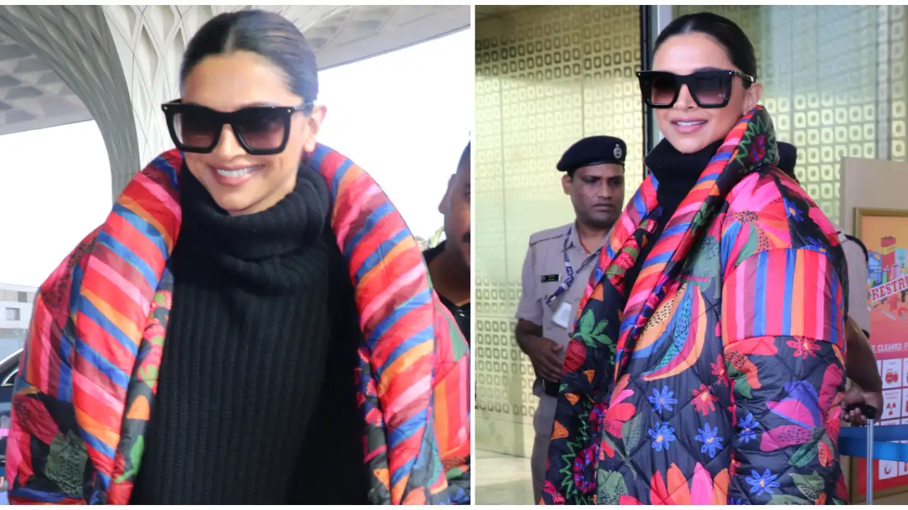 Deepika Padukone's Farm Rio puffer jacket is the coloured-up and chic goodness for the winter; Guess its cost