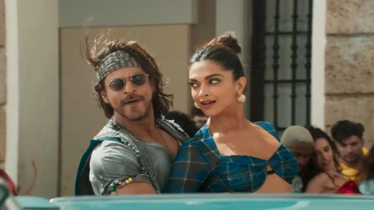 Siddharth Anand's directorial, Pathaan, is the highest grossing Hindi film of all time. (Credit: Yash Raj Films YouTube) Shah Rukh Khan, Deepika Padukone, Siddharth Anand