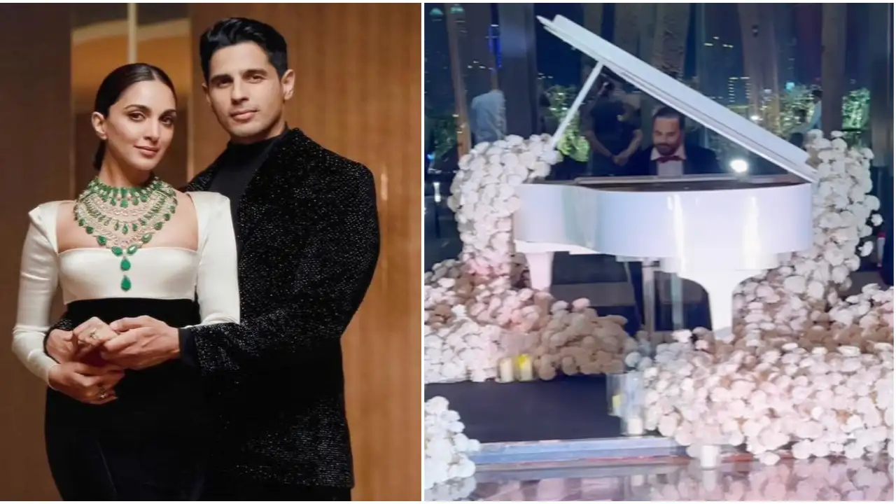 Floral decor to soothing piano music; Glimpse of the vibe at Sidharth Malhotra, Kiara Advani’s reception-VIDEO