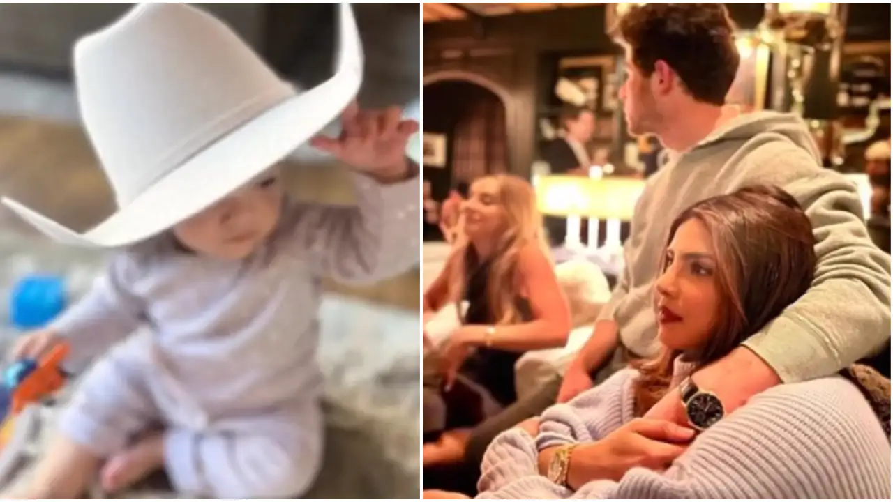 Priyanka Chopra’s montage of memories with Nick Jonas and baby Malti Marie from holiday in Aspen (Pic Credit: Priyanka Chopra Instagram) Priyanka Chopra’s montage of memories with Nick Jonas and baby Malti Marie from holiday in Aspen (Pic Credit: Priyanka Chopra Instagram)