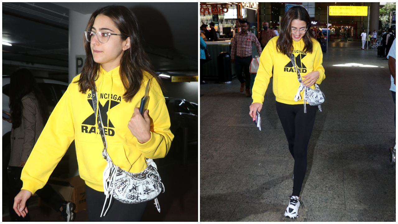 Fashion Faceoff: Karan Johar or Sara Ali Khan, who styled the Balenciaga X  Rated hoodie better? | PINKVILLA