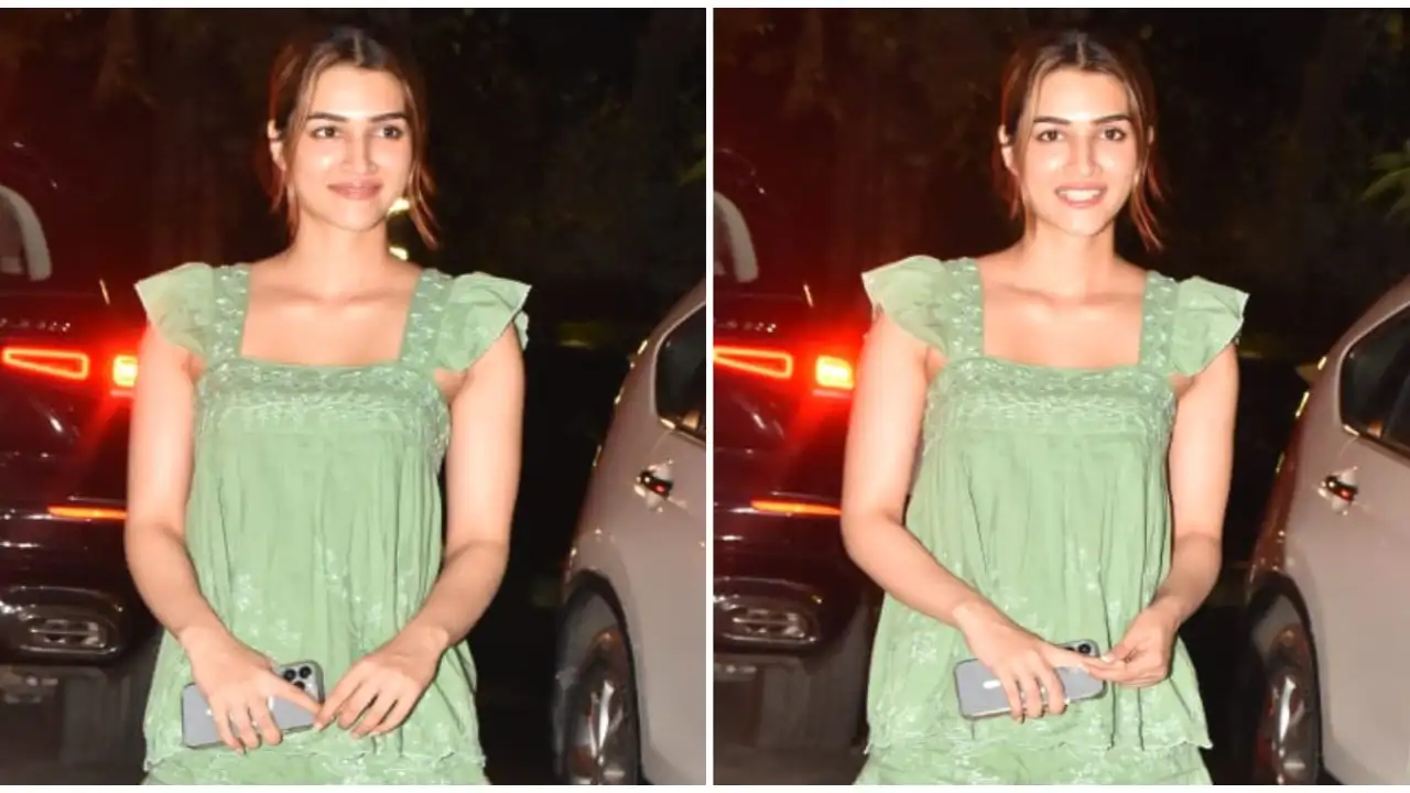 Kriti Sanon in a Juliet Dunn co-ord set proves green for the win in style