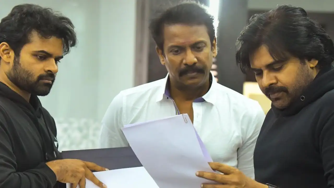 Pawan Kalyan and Sai Dharam Tej’s movie begins shooting today Pawan Kalyan, Sai Dharam Tej and Samuthirakani