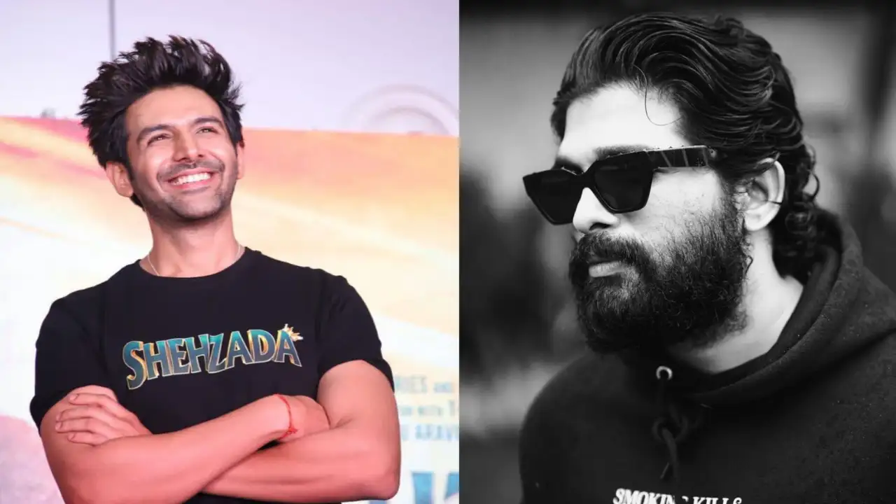 Kartik Aaryan opens up about being compared to Allu Arjun for his role in Shehzada Kartik Aaryan and Allu Arjun