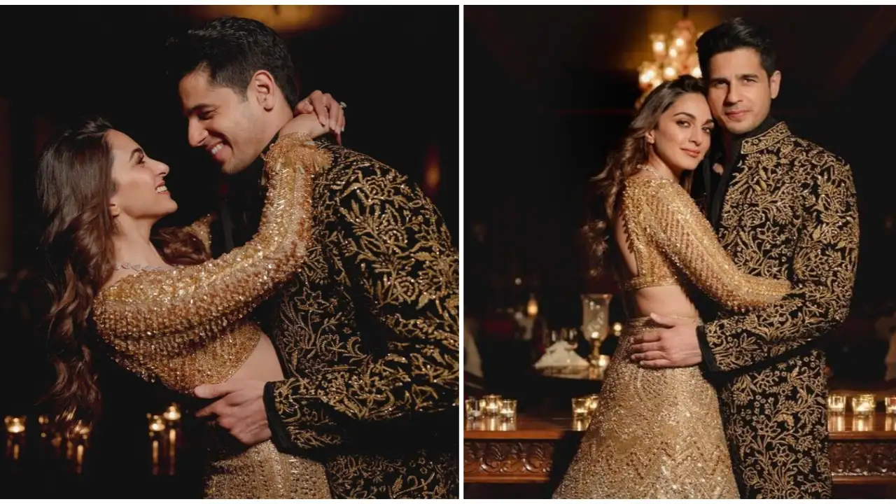 Kiara Advani-Sidharth Malhotra's Sangeet night in Manish Malhotra ethnic outfits were a tribute to gold