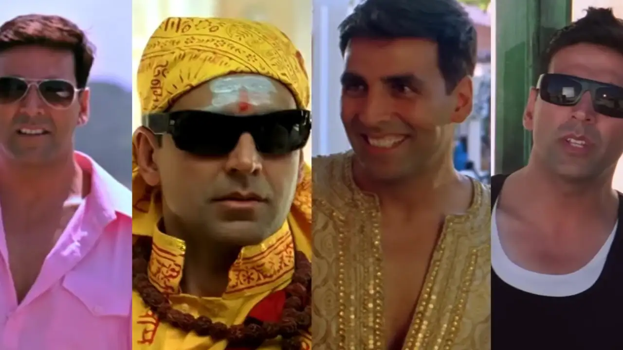 Akshay Kumar gave four successes in 2007 that cummulatively sold over 4.8 crore tickets (Credit: Eros, T-Series, Shemaroo Movies) Akshay Kumar