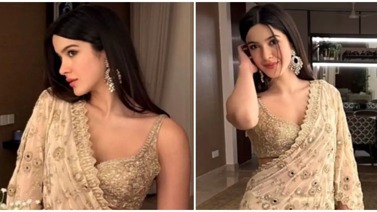 Shanaya Kapoor, Arpita Mehta, celebrity fashion, bollywood, sarees, ethnic style, 