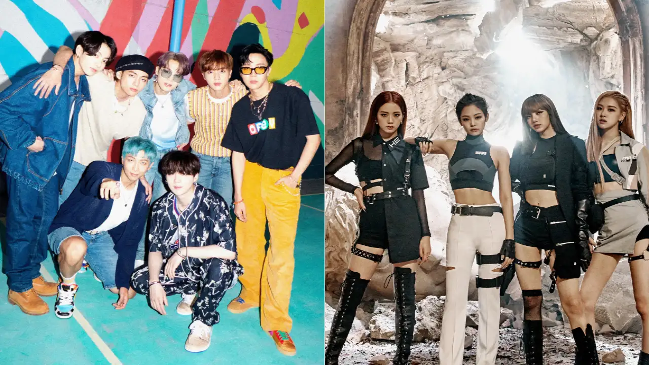 BTS, BLACKPINK Concept Photo; Picture Courtesy: BIGHIT MUSIC, YG Entertainment BTS, BLACKPINK Concept Photo; Picture Courtesy: BIGHIT MUSIC, YG Entertainment