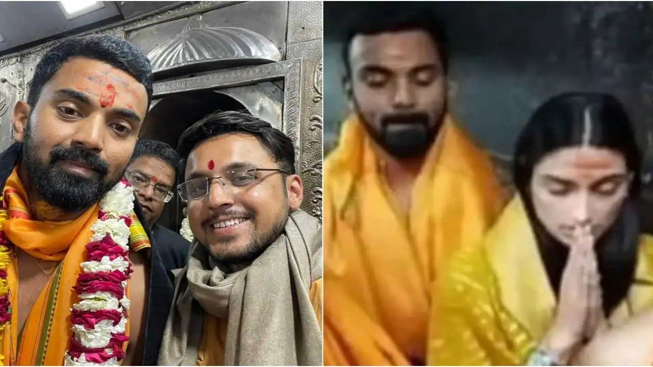 Picture courtesy: Instagram Newlyweds Athiya Shetty and KL Rahul seek blessings at Ujjain's Mahakaleshwar temple