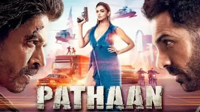 Shah Rukh Khan fronted actioner, Pathaan, crosses Rs 900 crores at the box office after 17 days (Credit: Yash Raj Films) Shah Rukh Khan, Deepika Padukone, John Abraham