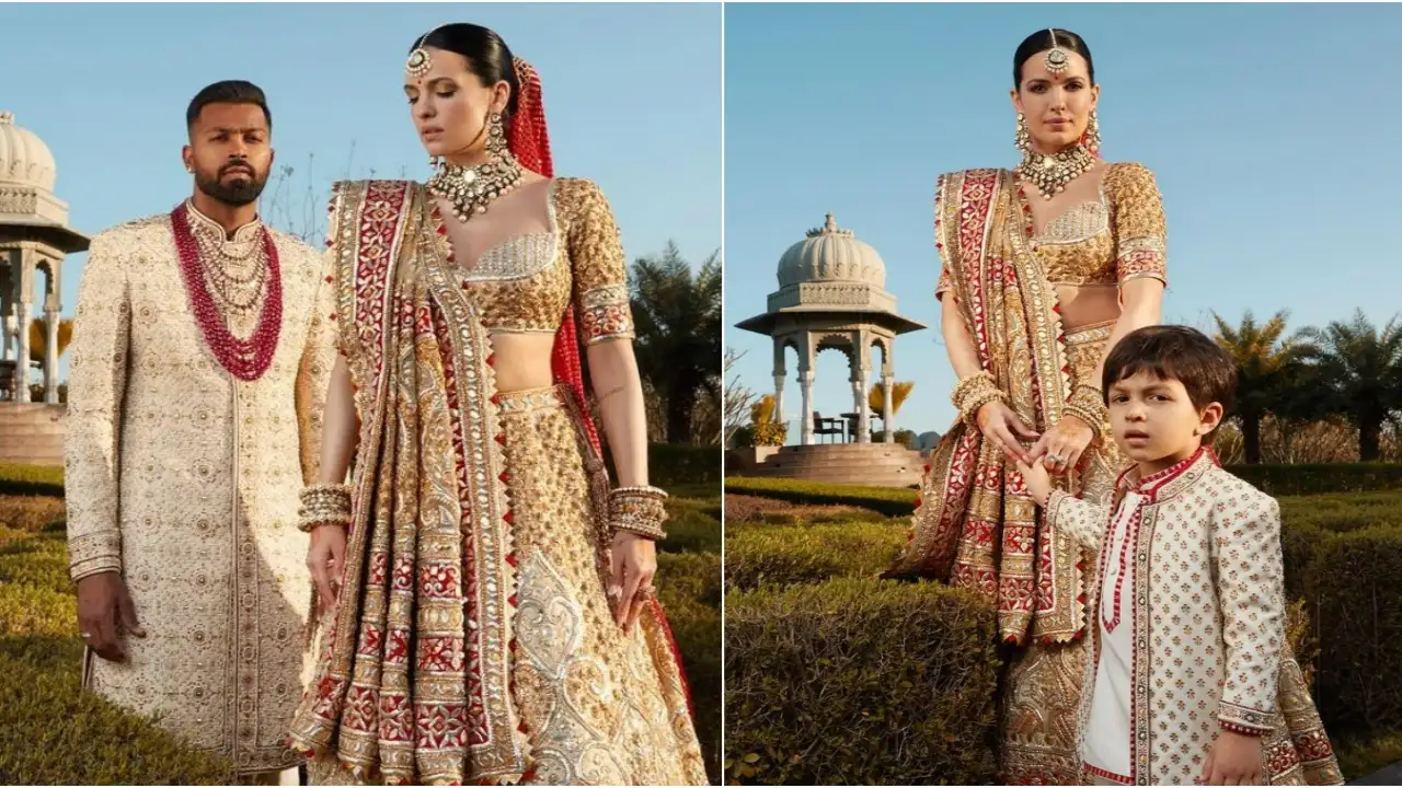 Picture courtesy: Instagram Wedding pictures of Hardik Pandya and Natasa Stankovic
