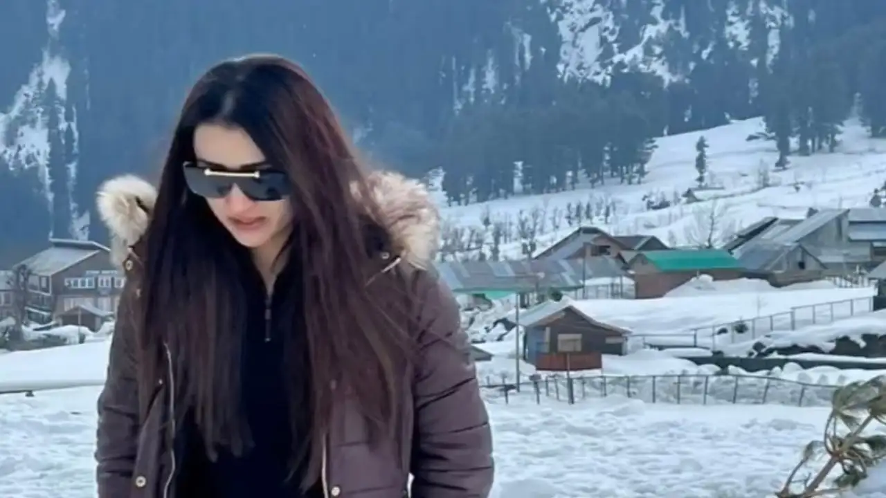 Trisha Krishnan on the Leo location (Credits: Instagram) Trisha Krishnan