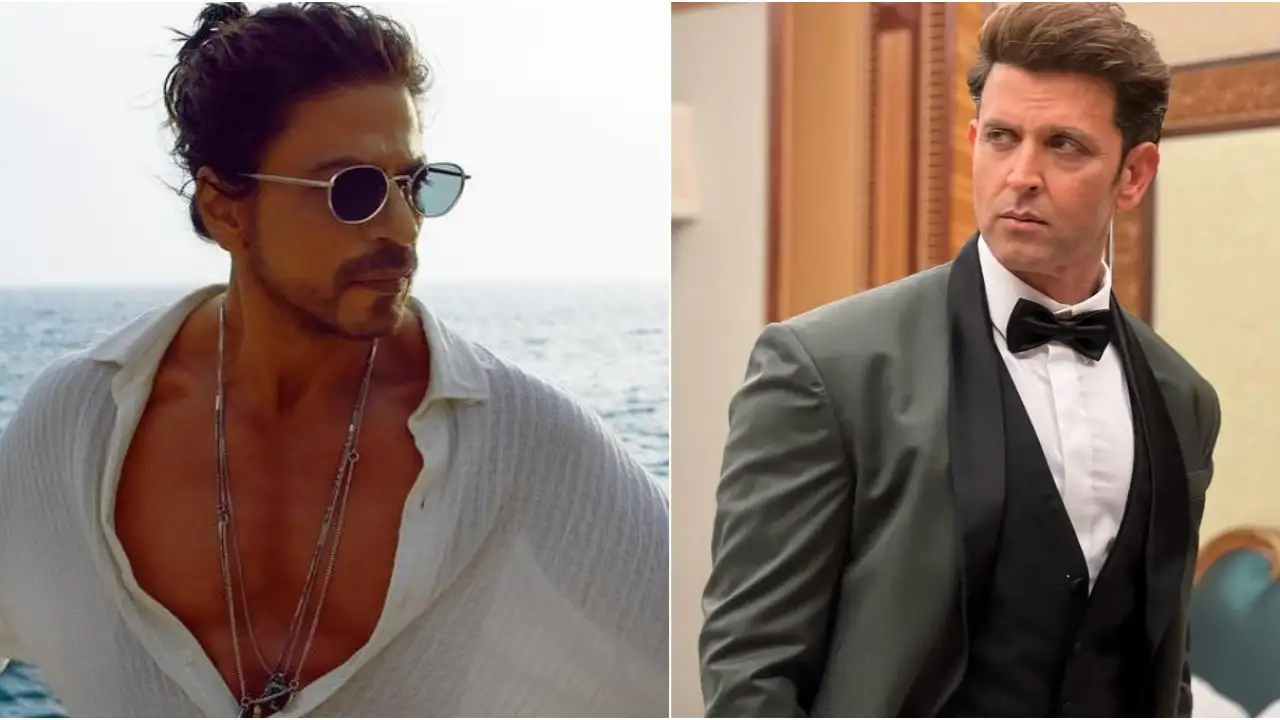 Shah Rukh Khan looks handsome / Hrithik Roshan looks dapper