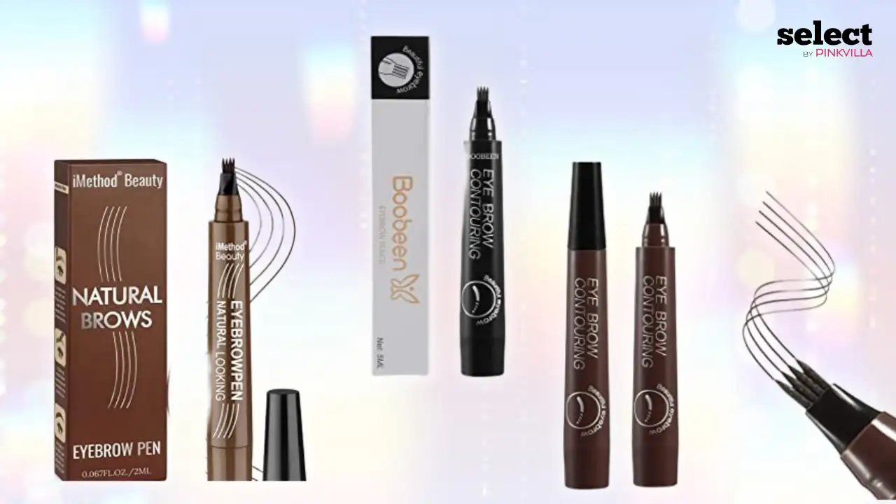 Eyebrow Tattoo Pen Waterproof 4 Points Eyebrow Pen Long Lasting Liquid Brow  Pencil Natural Microblade Eyebrow Pencil  Digital Shoppy  digitalshoppyin