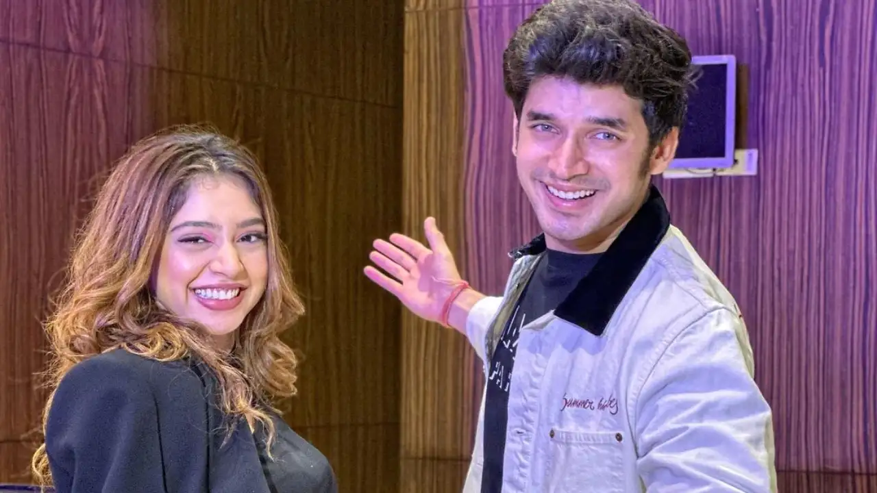 Kundali Bhagya's Paras Kalnawat is all smiles as he meets Bade Achhe Lagte Hain 2 actor Niti Taylor