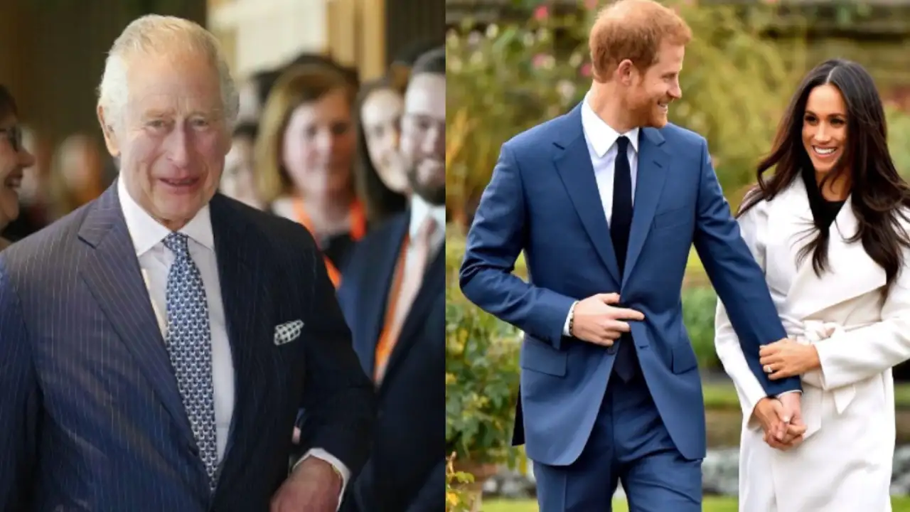 King Charles, Prince Harry, Meghan Markle (Source: The Royal Family, Sussex Royal/ Instagram) King Charles, Prince Harry, Meghan Markle (Source: The Royal Family, Sussex Royal/ Instagram)