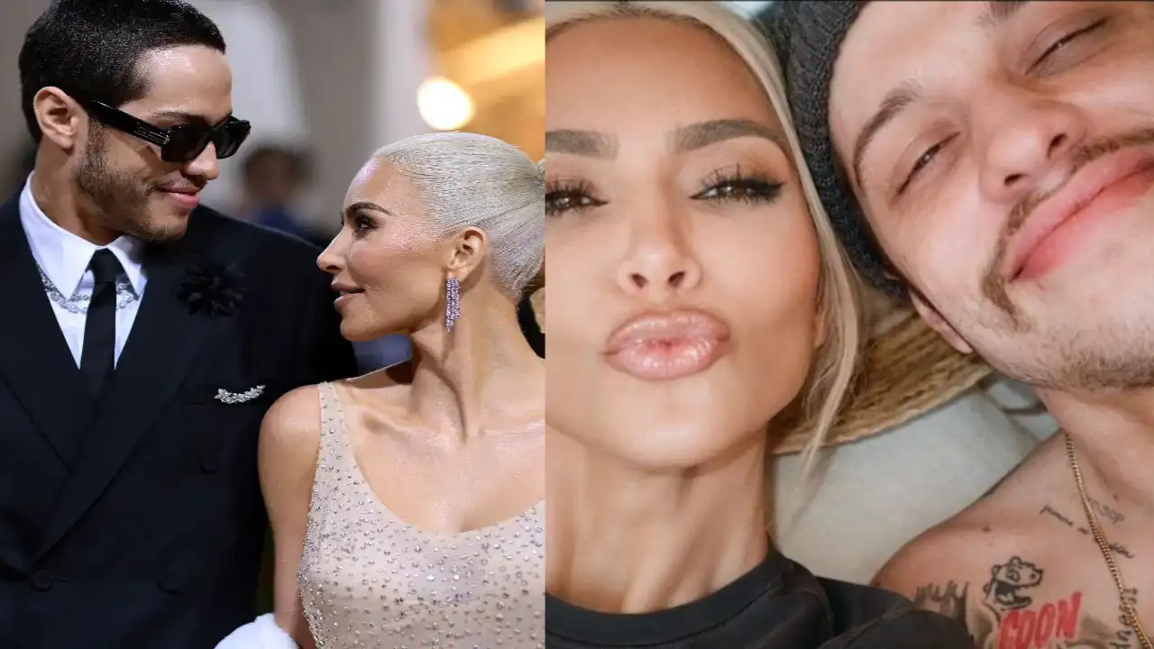 Kim Kardashian took a dig at Pete Davidson as she joked about the tattoos on her latest visit Kim Kardashian took a dig at Pete Davidson as she joked about the tattoos on her latest visit (Pic credit - Instagram, Met Gala)