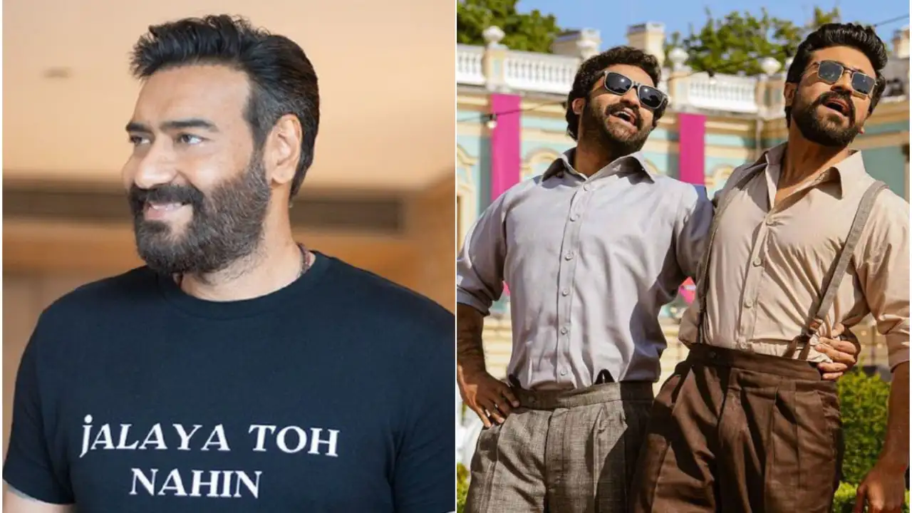 Ajay Devgn claims Naatu Naatu from SS Rajamouli's RRR won Oscars because of him; Here's why Ajay Devgn claims RRR won Oscars because of him
