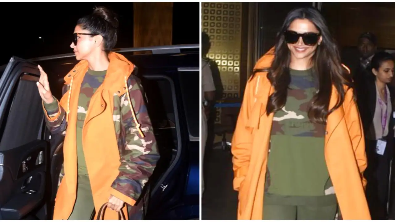 Deepika Padukone repeats her Adidas x Ivy Park trench coat and reversed our moods to the winter cool Deepika Padukone, airport style, celebrity style, Adidas, Ivy Park, Bollywood, fashion,