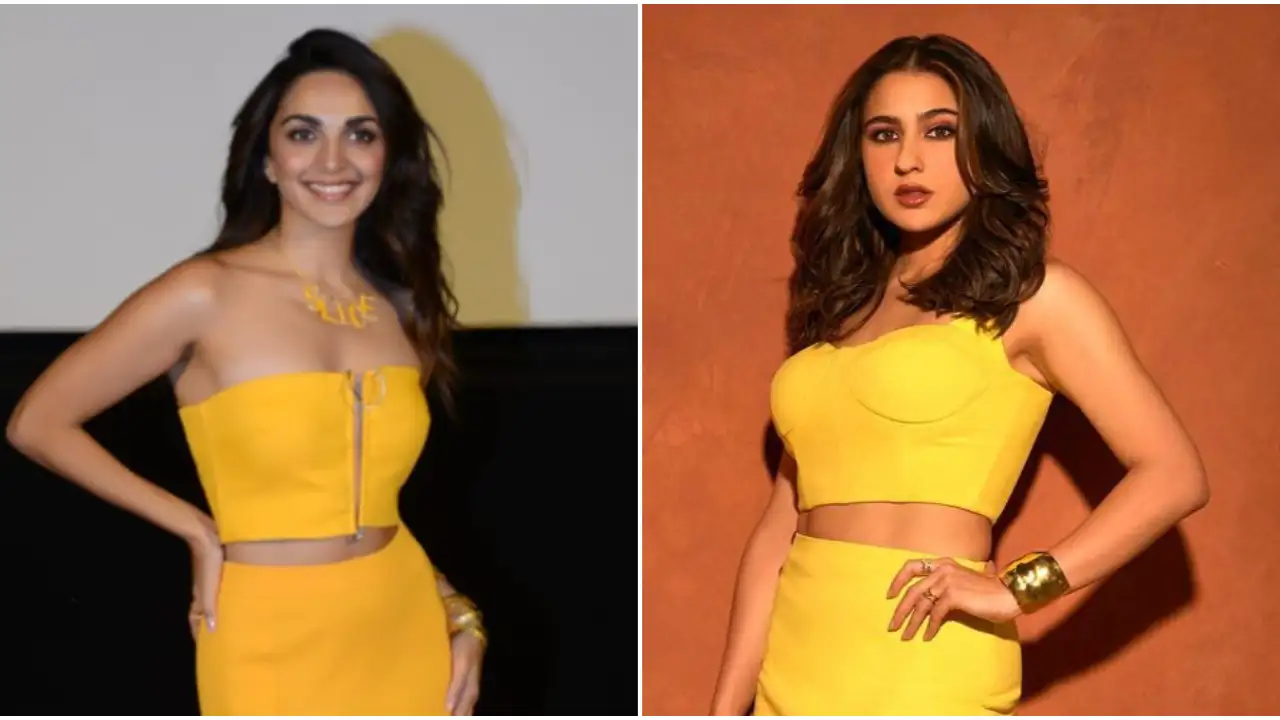 Fashion Faceoff: Kiara Advani or Sara Ali Khan, whose bright yellow co-ord set do you love more? | PINKVILLA