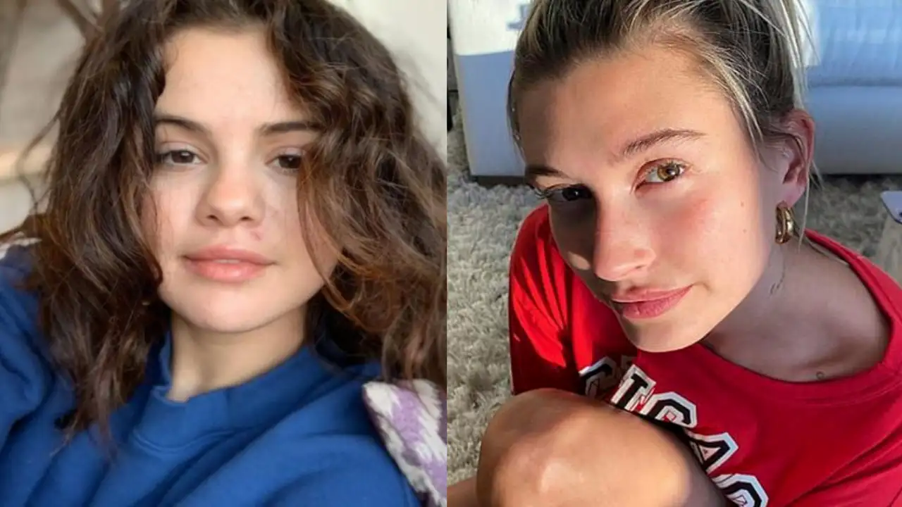 Selena Gomez and Hailey Bieber were having an 'online' feud, which led to massive social media hate campaigns. (Credits: Instagram) Selena Gomez, Hailey Bieber