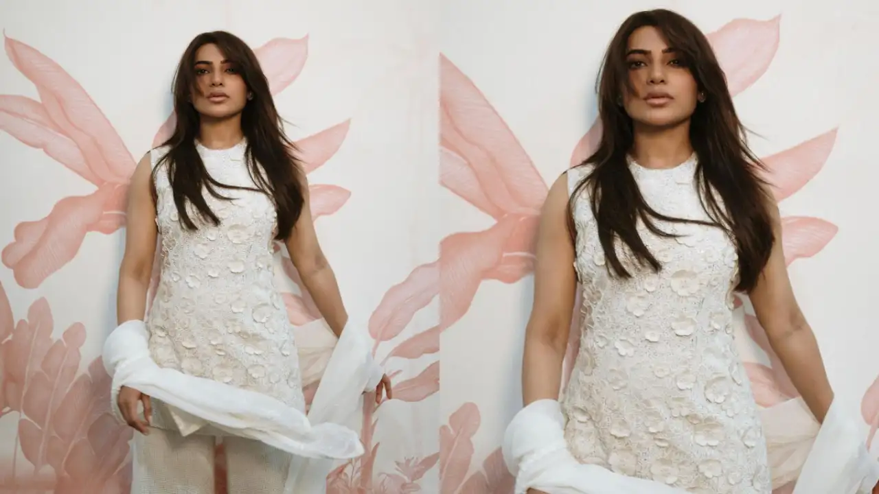 Samantha Ruth Prabhu's floral tunic and sequins set worth Rs 1,58,000 is all about romantic details Instagram