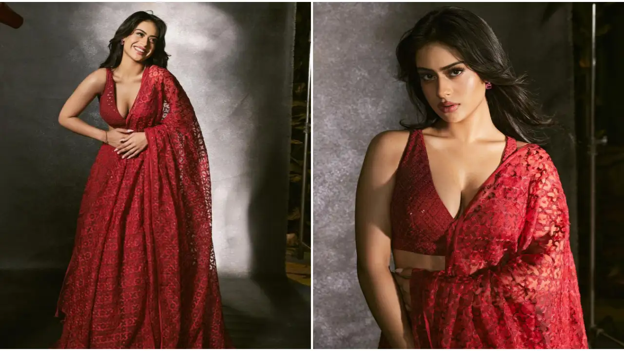 1280px x 720px - Nysa Devgan 'looks so much like Kajol' in latest PICS; Here's how much her  red Anita Dongre lehenga costs | PINKVILLA