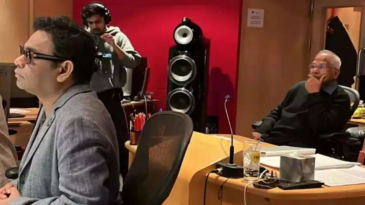 A R Rahman and Mani Ratnam begins Ponniyin Selvan BGM score A R Rahman Twitter
