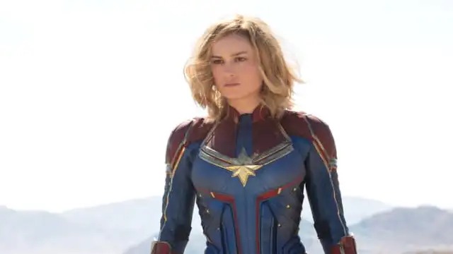 Brie Larson as Captain Marvel (Image: Captain Marvel Instagram) 