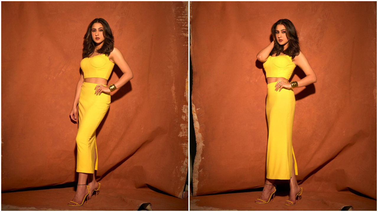 Fashion Faceoff: Kiara Advani or Sara Ali Khan, whose bright yellow co-ord set do you love more? | PINKVILLA