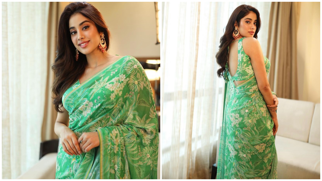 Fashion Faceoff: Janhvi Kapoor or Tabu, whose Anita Dongre printed saree  look do you love? | PINKVILLA