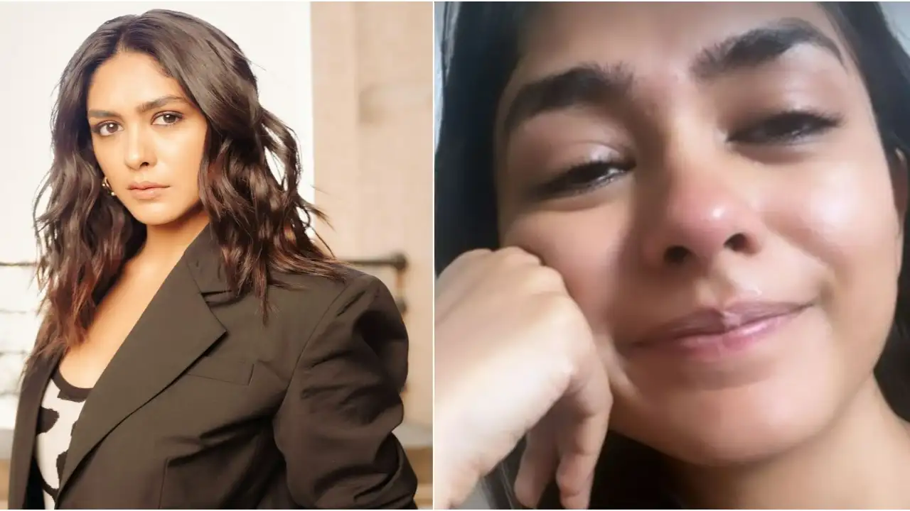 Picture courtesy: Instagram Mrunal Thakur talks about her crying picture