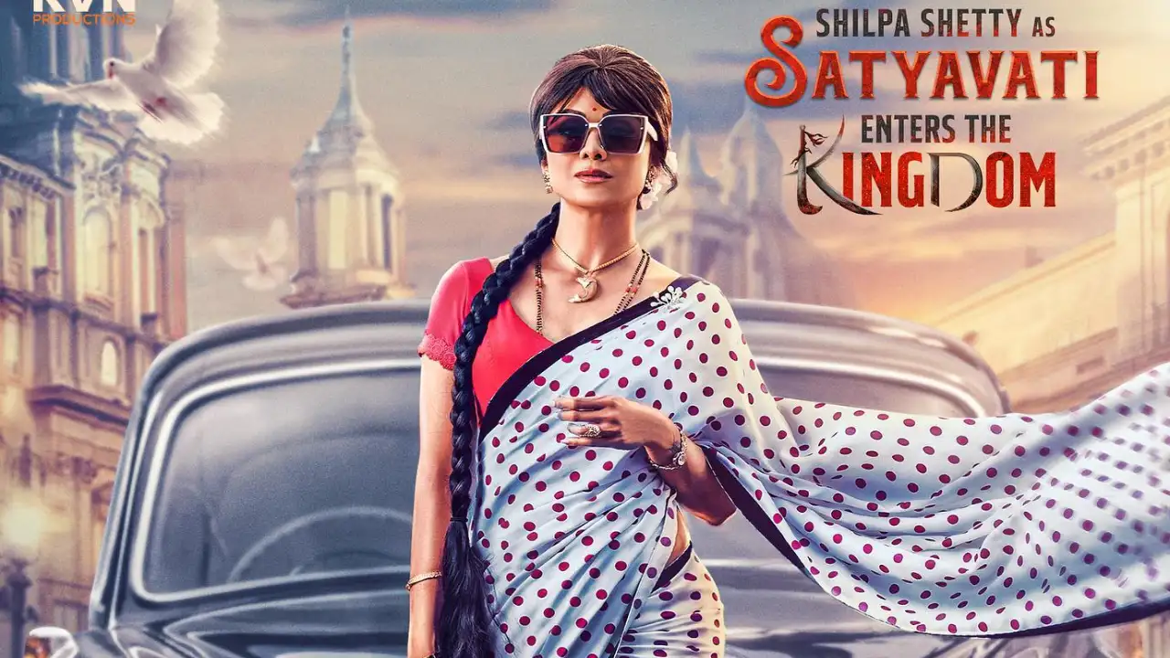 Shilpa Shetty channels her inner retro queen 'Satyavati' in her new look from KD-The Devil; See pic