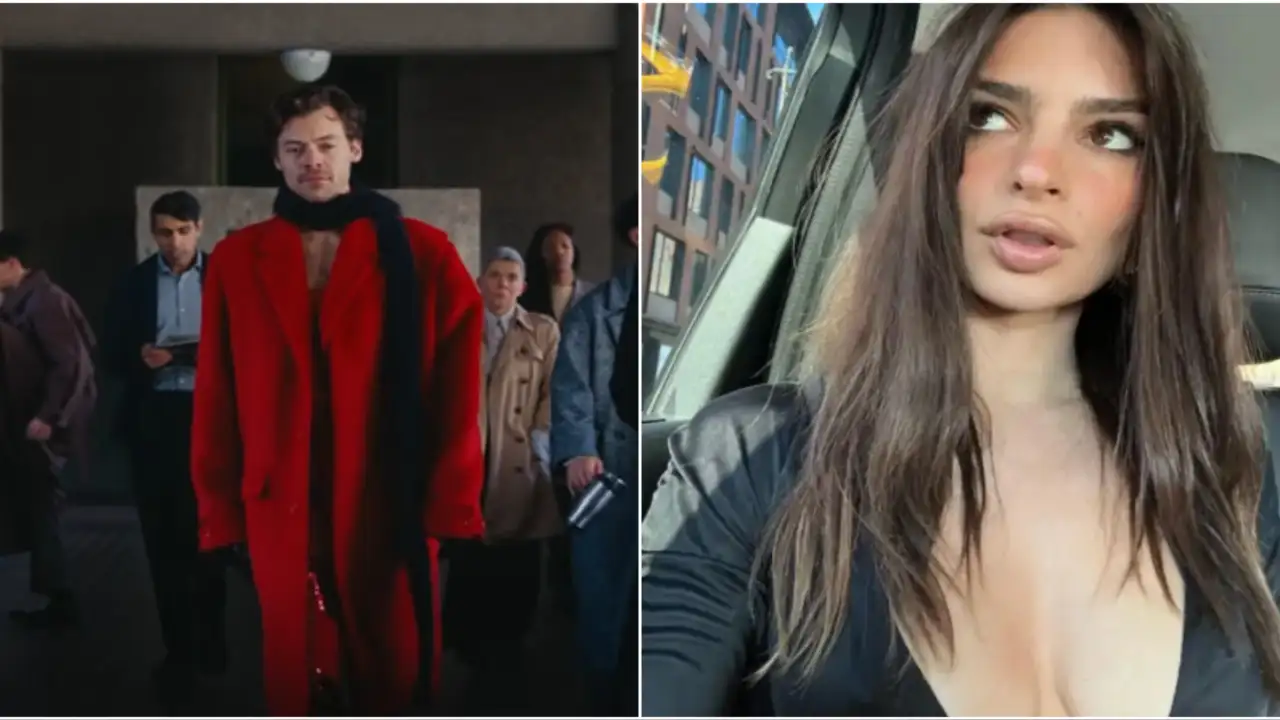 Harry Styles and Emily Ratajowski Harry Styles and Emily Ratajowski