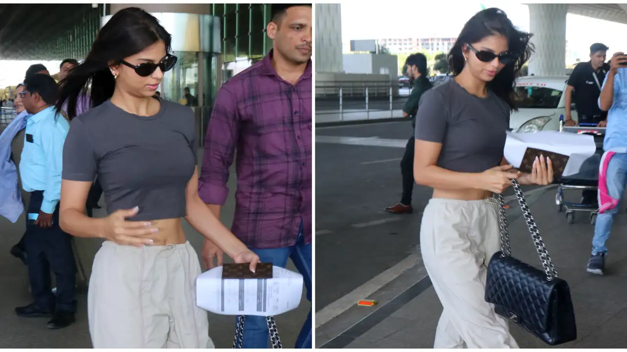 Suhana Khan takes the Chanel chic and crop tee cool forward again; Check out her handbag's price Suhana Khan, Chanel, celebrity style, Bollywood, fashion,