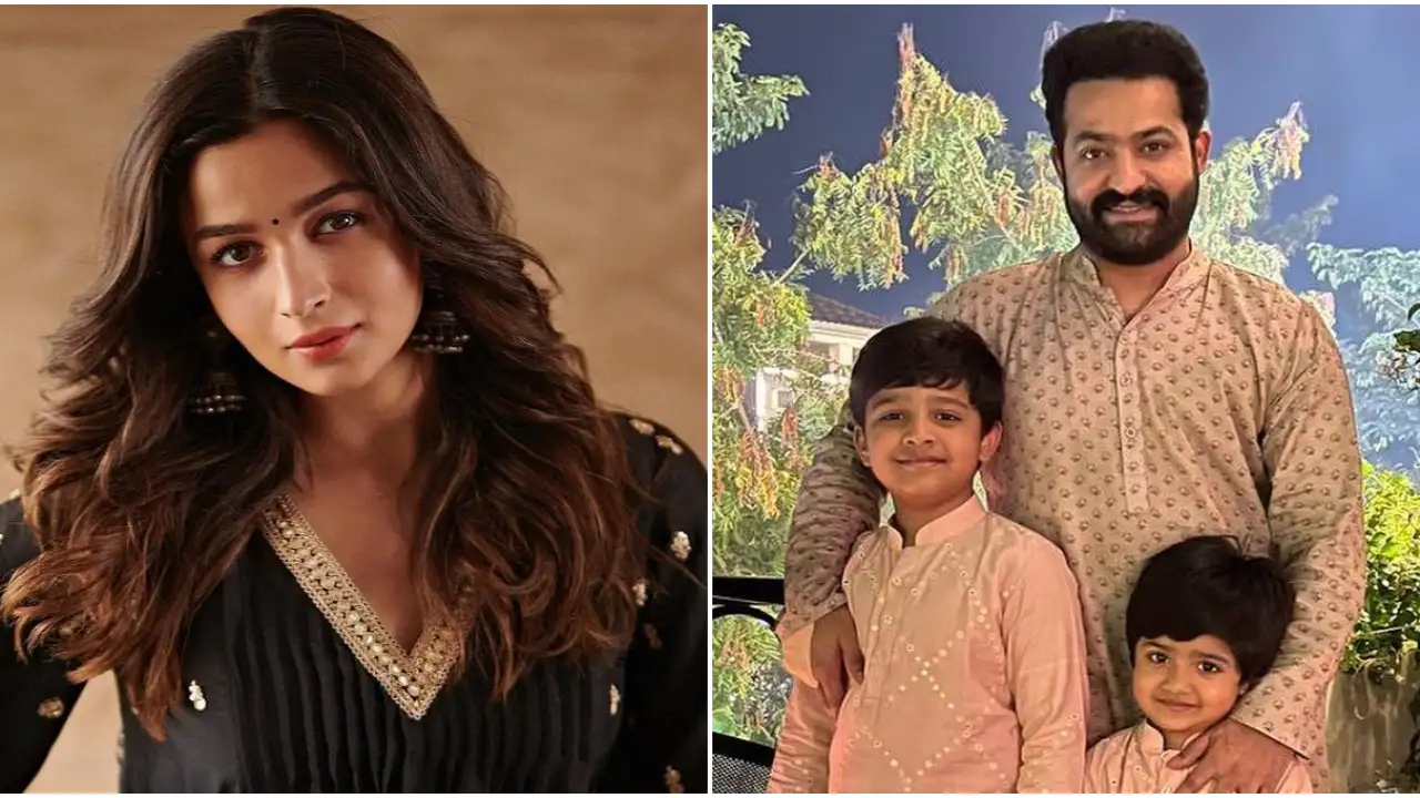 Alia Bhatt REACTS as Jr NTR thanks her for sending beautiful outfits for his kids Abhay and Bhargav