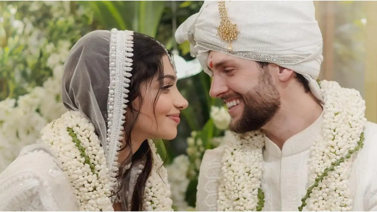 Picture courtesy: Instagram Alanna Panday and Ivor's wedding picture