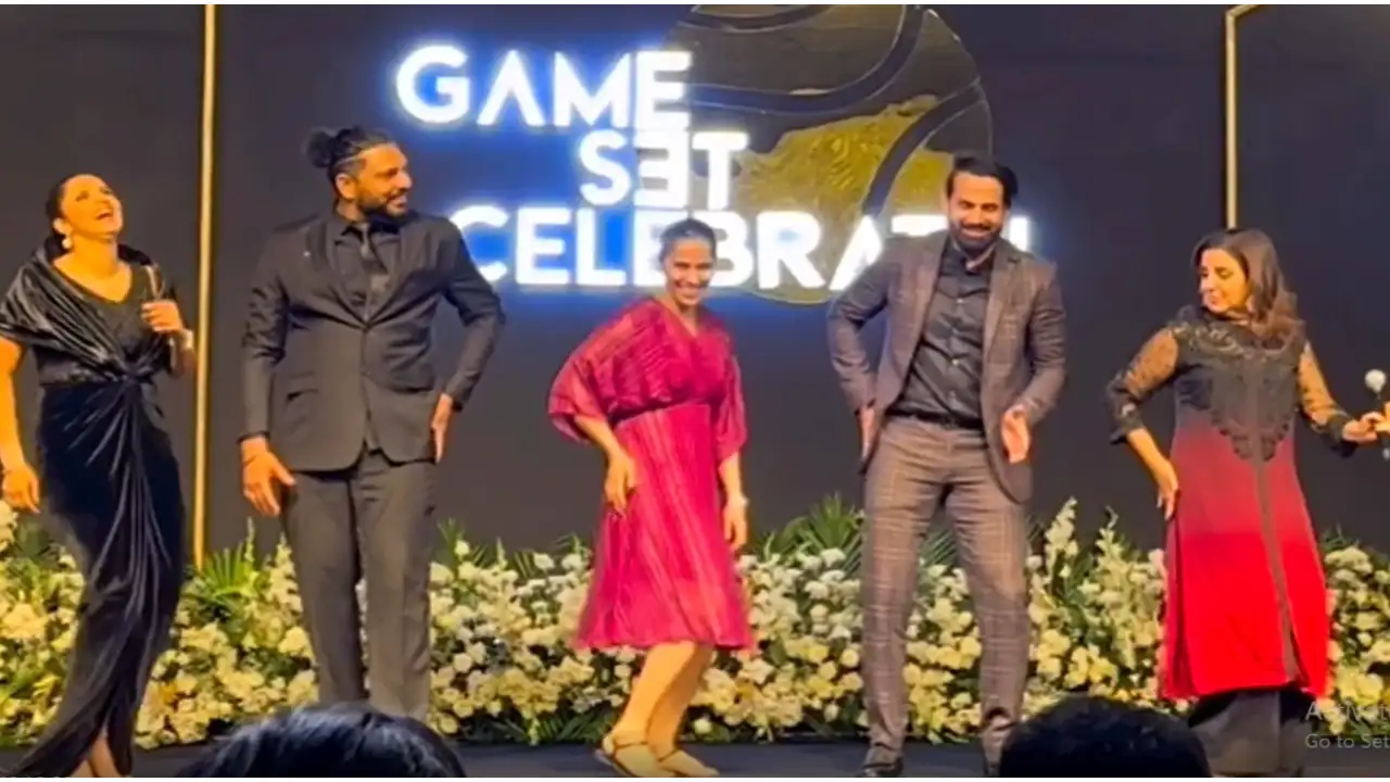 Farah Khan makes Sania Mirza, Yuvraj Singh, Irfan Pathan, Saina Nehwal dance to Oo Antava- VIRAL VIDEO