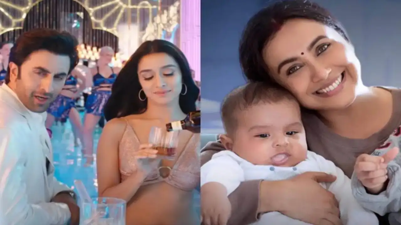 Tu Jhoothi Main Makkaar and Mrs Chatterjee Vs Norway grow at the box office on Tuesday (Credit: T-Series, Zee Studios) Ranbir Kapoor, Shraddha Kapoor, Rani Mukerji