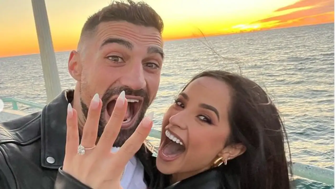 Sebastian Lletget and Becky G Sebastian Lletget and Becky G