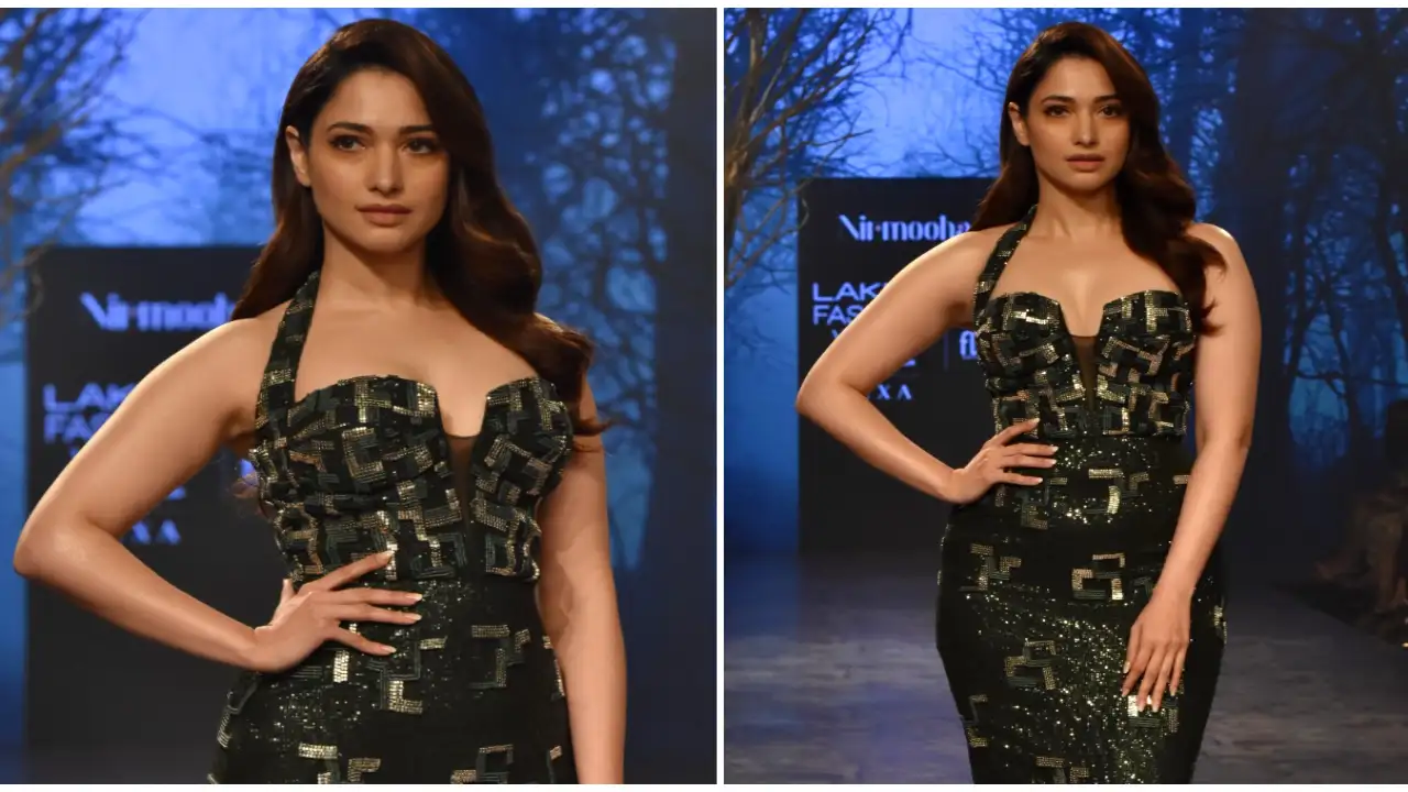 Tamannaah Bhatia, celebrity style, showstopper, Lakme Fashion Week, 