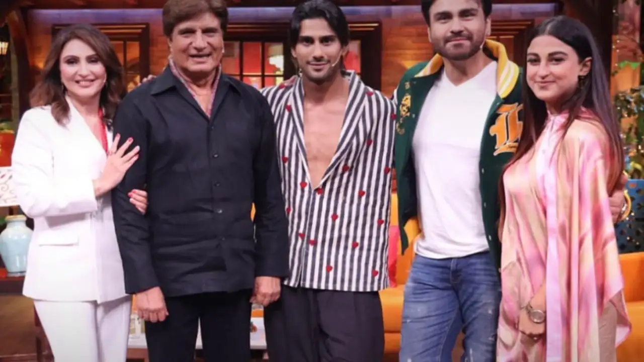 Raj Babbar and his family entertained the audience on The Kapil Sharma Show in the recent episode Raj Babbar, Prateik Babbar, Aarya Babbar, Juhi Babbar