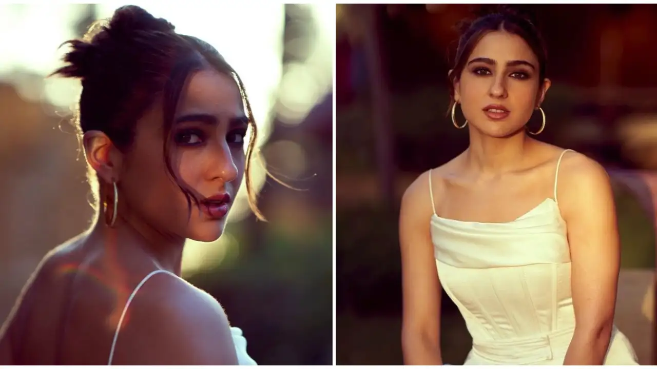 Sara Ali Khan in an Alex Perry outfit is monotone chic done right; Can you guess its cost? sara ali khan, bollywood, celebrity style, ootd, fashion,