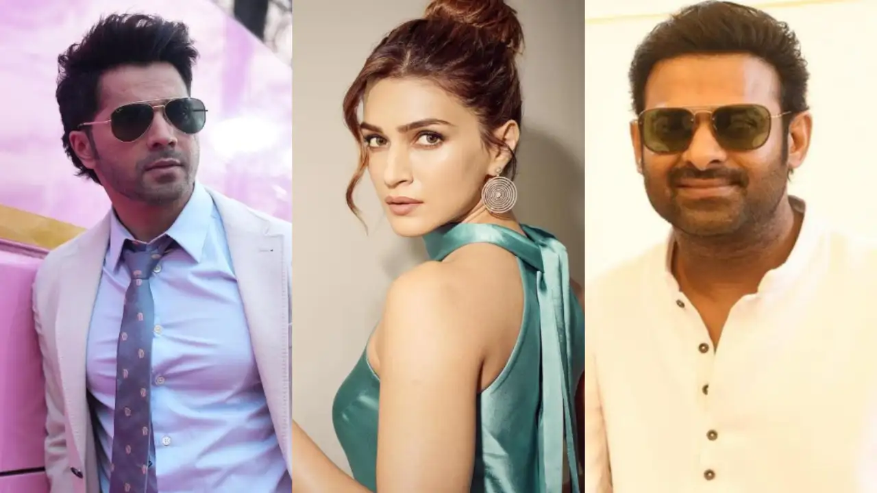 Varun Dhawan, Kriti Sanon, Prabhas